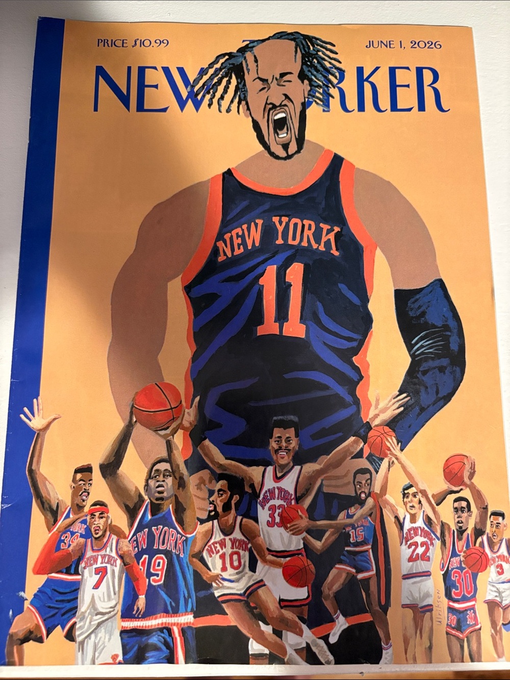 New Yorker Knicks cover June 1, 2026